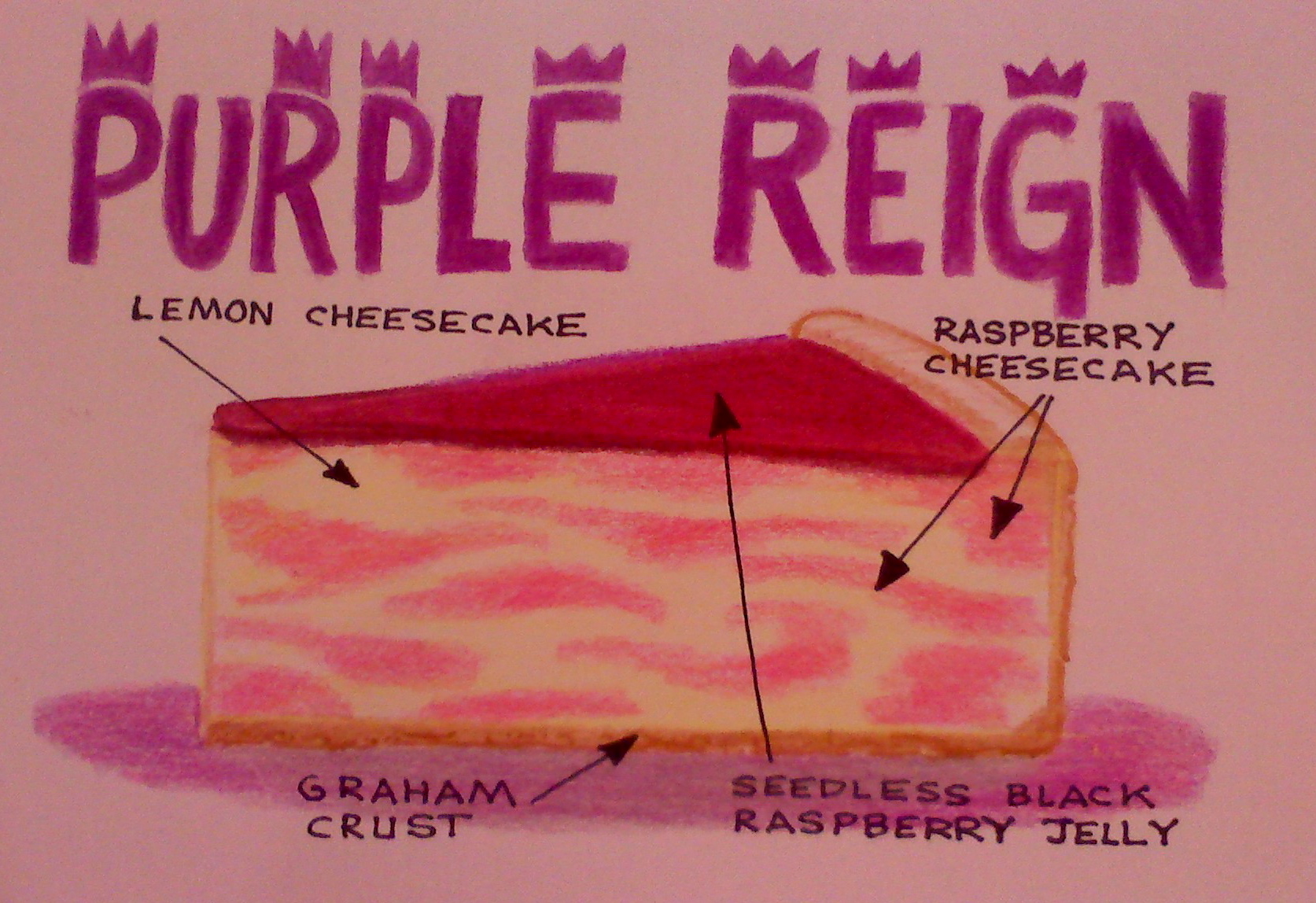 purple reign Cheesecake Machismo
